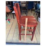 Wooden Barstool