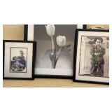 B & W Spot Color Wall Art 22ï¿½ x 17 1/2ï¿½ and 15ï¿½ x