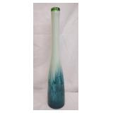 Tall Art Glass Decorative Vase 18"