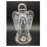 Fenton Iridescent Painted Angel 6"