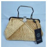 Babila Evening Handbag w/ Rhinestone Clasp