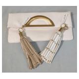 2 Charming Charlie Keychains NWT & Ivory Clutch