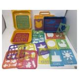 Tupper Toy Stencils w/cases