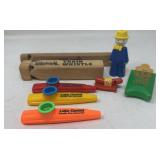 Train/Assorted Toy Whistles and More