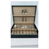 Vintage/Assorted Silverplate Cutlery in Box