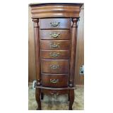 Richmond Medium Mahogany Jewelry Armoire