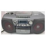 Aiwa CSD-TD69 Cassette/CD Boombox AM FM