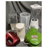 Lot of Small Kitchen Appliances and Pitcher