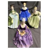 Lot of 4 Royal Daulton Figurines