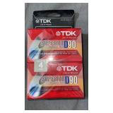 Pack of 4 TDK Superior D 90 Normal Bias