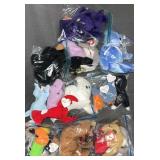 Lot of Beanie Babies and Teenie Beanies