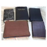 Lot of Old Bibles