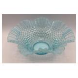 Fenton Opalescent Hobnail Brides Basket 10ï¿½