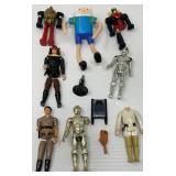 Assorted 70ï¿½s 80ï¿½s Action Figures Parts