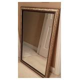 Large Beveled Glass Wall Mirror