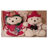 Santa Bears -1996 w/Bag & 1995