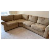 Pottery Barn Sectional Sofa 31x109x40in