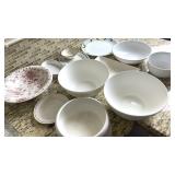 Various Serving Bowls, Plates, Dishes