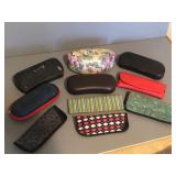 Mixed Lot of Used Eyeglasses Cases Glasses Cases