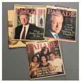 Vintage Newspaper Inserts Bill Clinton & Obama Lot