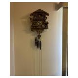 Wood case Black Forest style cuckoo clock