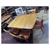 Heywood Wakefield Crab, Leg Maple, Dining Table an