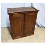 Pine Double Door Wall Mount Cupboard - 26" x 30" x