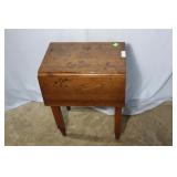 Single Drawer Dropleaf Side Table 32.5" x 27.5" x