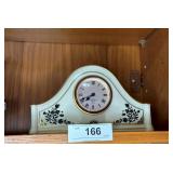 Lenox porcelain mantle clock