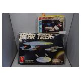 Two AMT Star Trek Model Kits: Spaceship Set & Thre