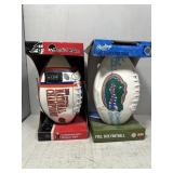 Two UF Footballs one with Autograph and 2006 Natio