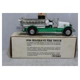 Ertl 1926 Seagrave Fire Truck Coin Bank Adamstown