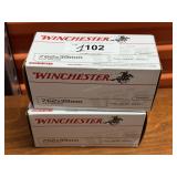 2x$ - Two Winchester 7.62 x 39mm FMJ 123 gr (40 Ro