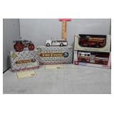 Four NIB Diecast Firetrucks incl. Miniature