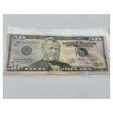 2013 US $50 Federal Reserve STAR Note