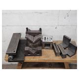 Angle Plates, V-Blocks, Adjustable Milling fixture