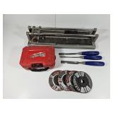 Milwakue Hole Saw, Tile Cutter, Chisels, Cut-Off