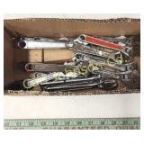 LOT SMALLER ADJUSTABLE WRENCHES