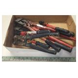 LOT OF SMALLER  BOLT CUTTERS (18" OR LESS)