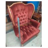 RED VELVET CHAIR