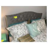 FULL SIZE UPHOLSTERED HEADBOARD WITH FRAME