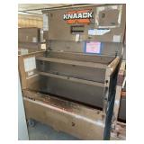 USED KNACK ROLLING JOB BOX WITH CASTERS, LOCKS, KE