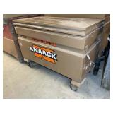 USED KNACK ROLLING JOB BOX WITH CASTERS, LOCK AND
