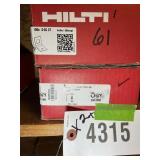 BID IS X 2, FULL BOX OF HILTI  XCC27C32P8 CLIPS WI