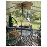 OUTDOOR PEDESTAL FAN 90 IN TALL UNKNOWN CONDITION