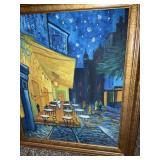 LA PASTICHE TERRACE AT NIGHT BY VINCENT VAN GOGH F