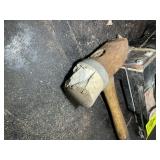 SMALL POWER NAILER WITH MALLET, USED