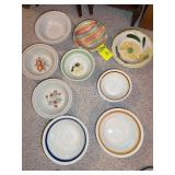 GROUP OF MISC SERVING BOWLS, SMALL AND LARGE SIZES