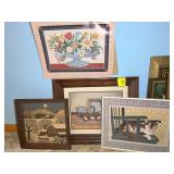 GROUP OF VINTAGE WALL ART