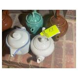 GROUP OF 4 TEA KETTLES